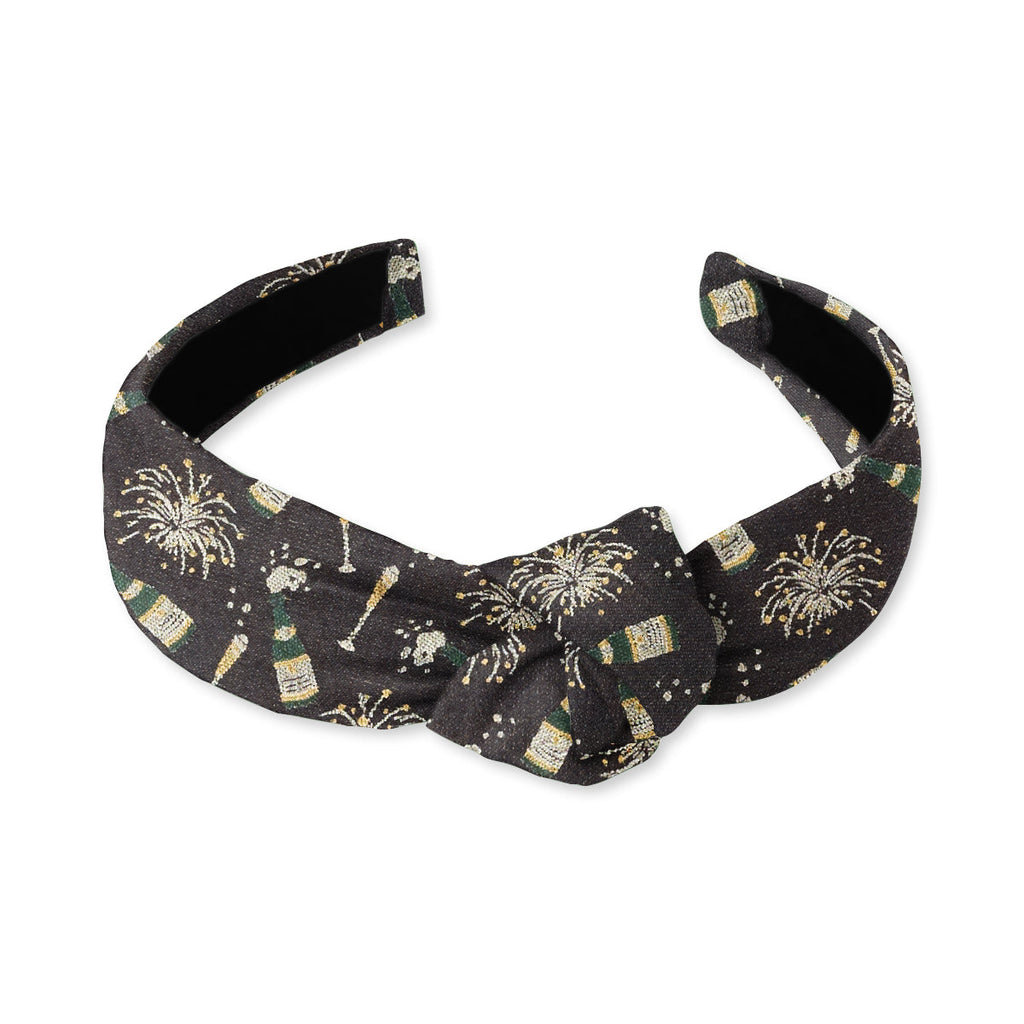 Midnight Knotted Headband