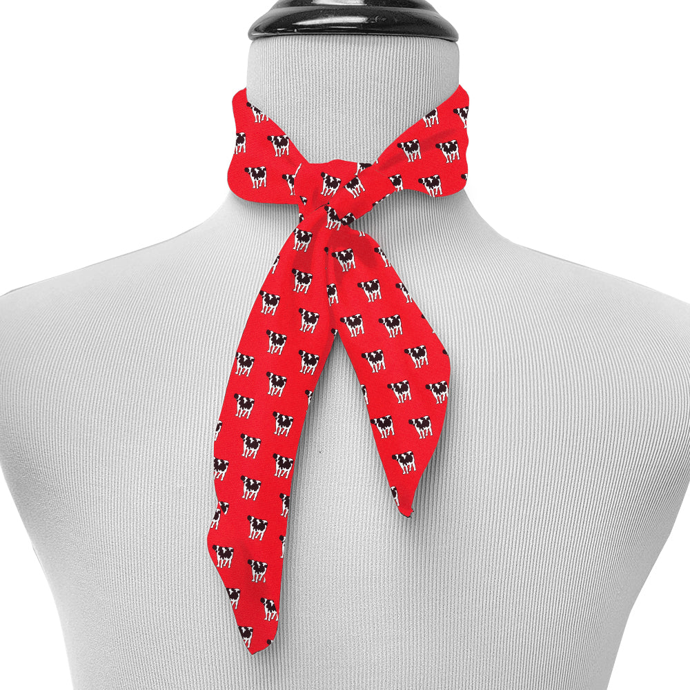 Middlebury Red Silk Neckerchief