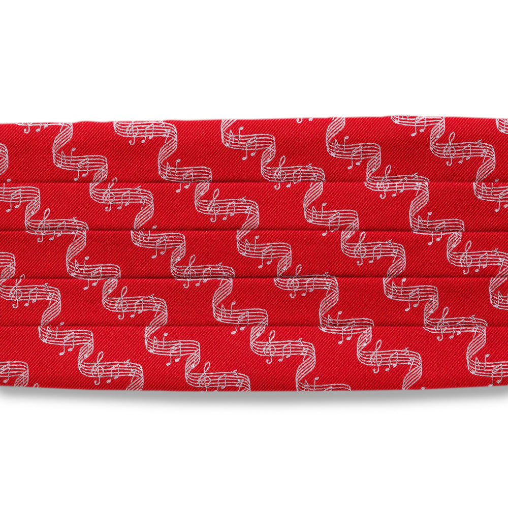 Melodious Red Cummerbunds