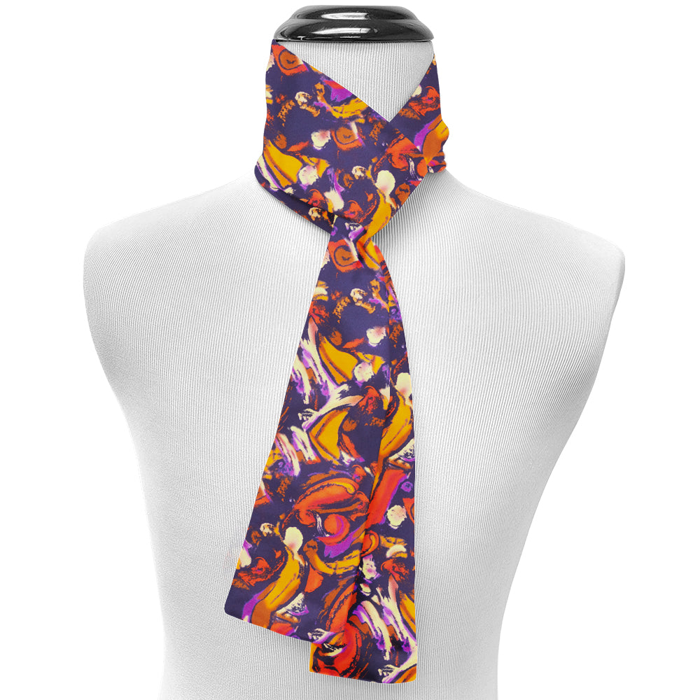 mens silk dress scarf Mens Silk Scarf Navy Blue Art Deco Print, Large Elegant Foulard for Him,  Art Scarf Shawl 180 X 65 Cm, Hand Hemmed