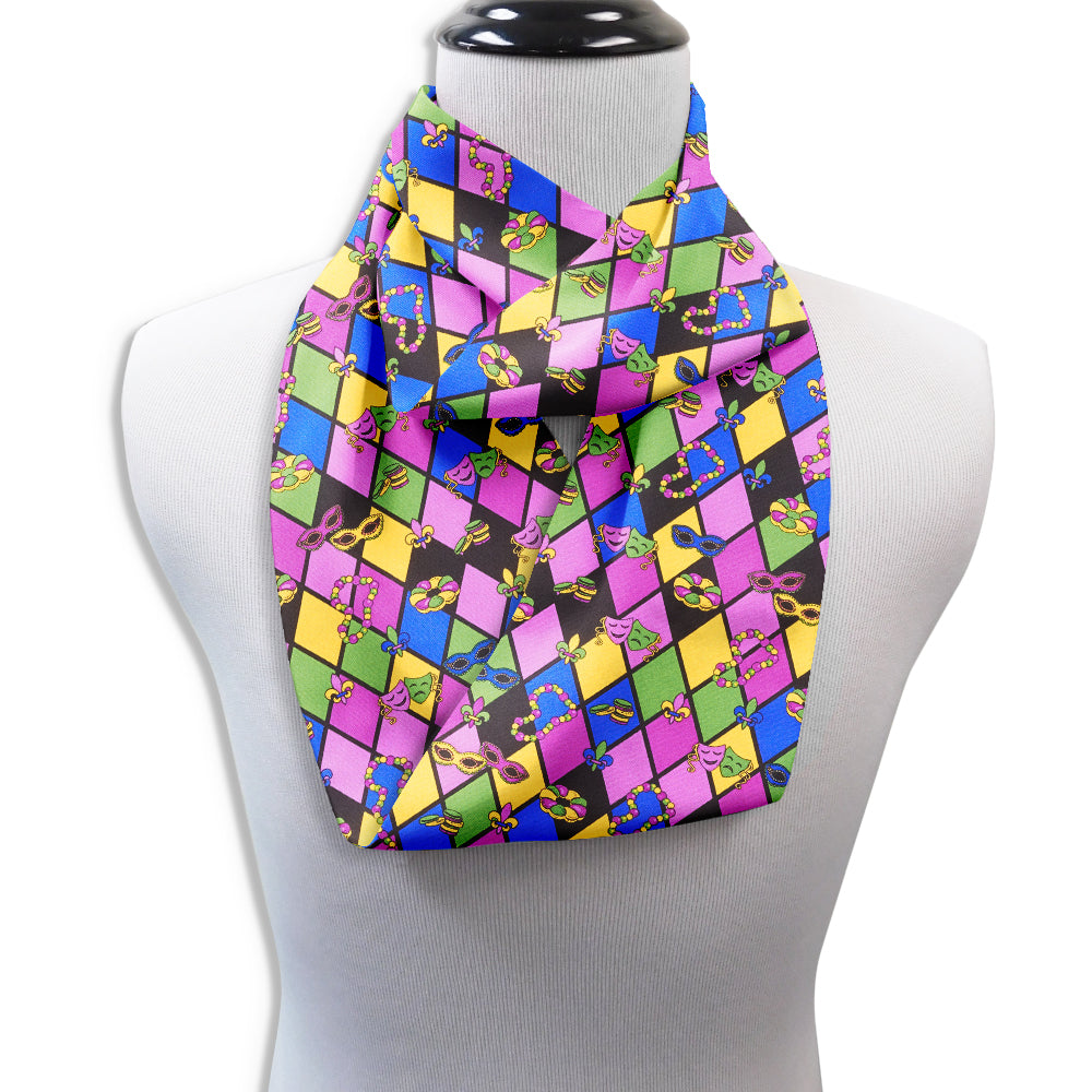 Mardi Gras Infinity Scarves