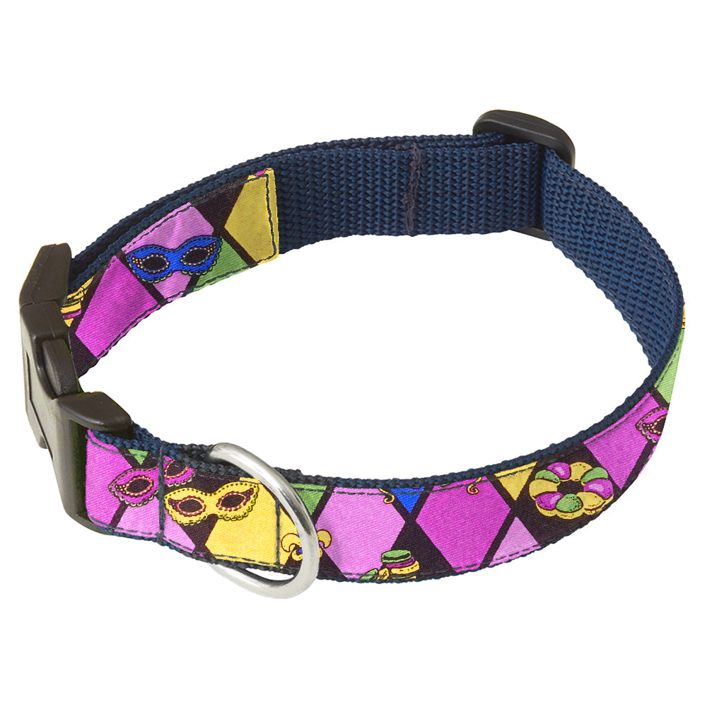 Mardi Gras Dog Collar