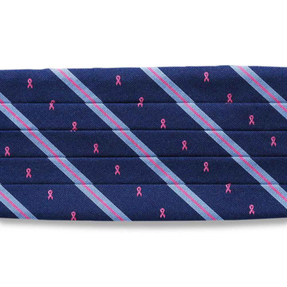 October Pink Ribbons Cummerbunds