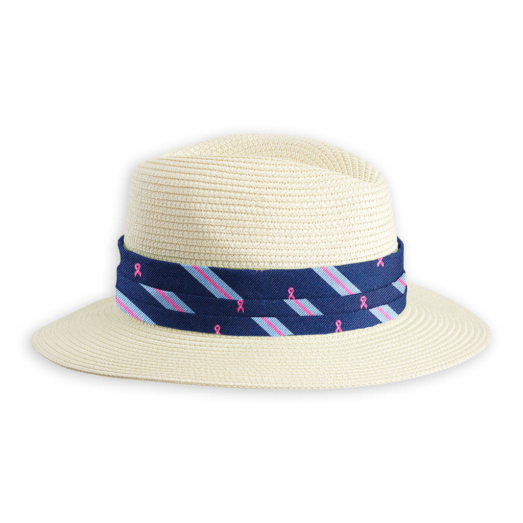 October Pink Ribbons Hat Band