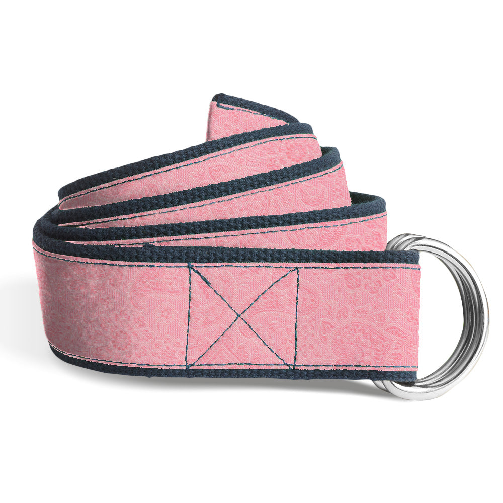 Pembroke Pink - D-Ring Belts