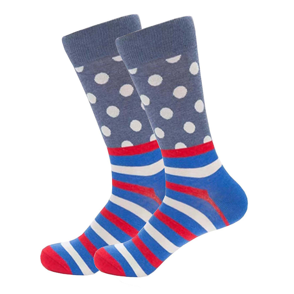 Polkastripe Men's Socks