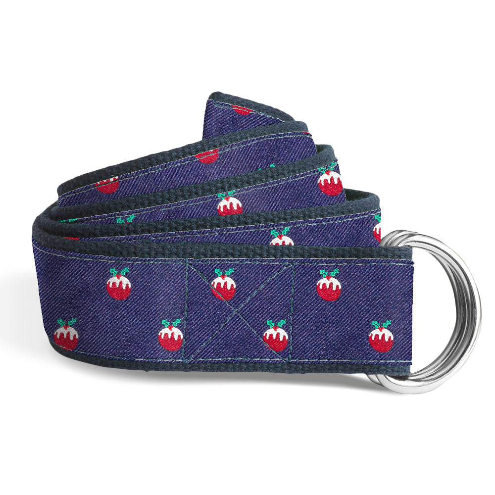 Plum Pudding - D-Ring Belts