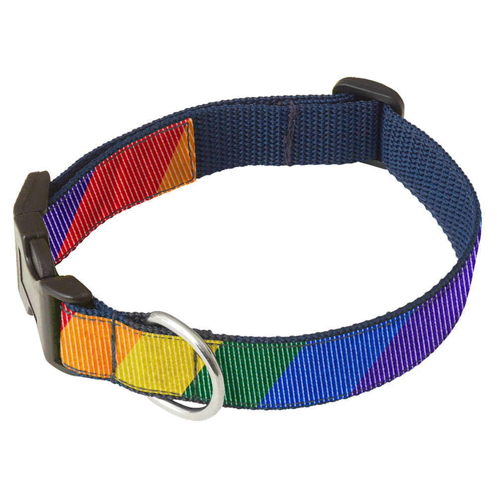Pride Lane Dog Collar by Beau Ties of Vermont