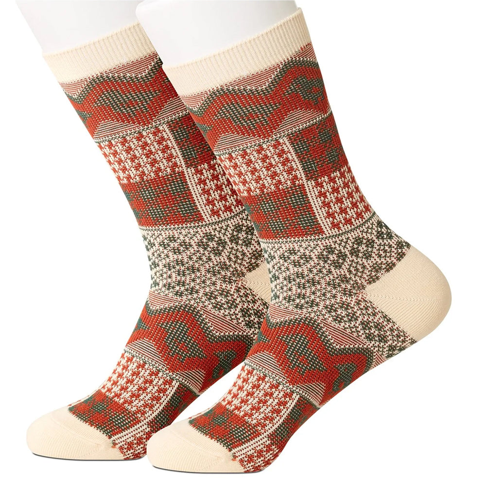 Patchwork Copper Women's Socks