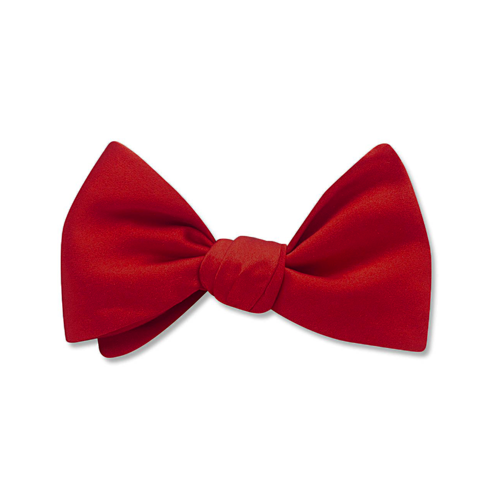 Red Charmeuse - Kids' Bow Ties