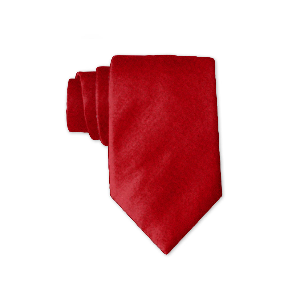 Red Charmeuse - Kids' Neckties