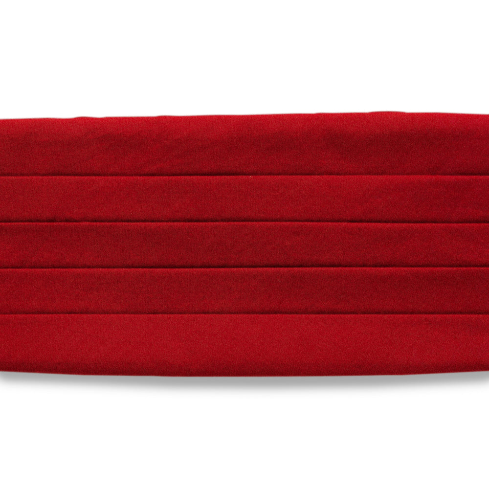 Red Charmeuse - Cummerbunds