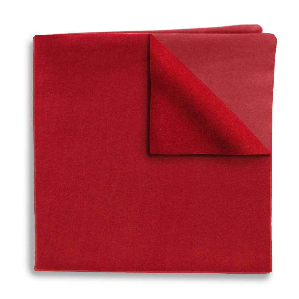 Red Charmeuse - Pocket Squares
