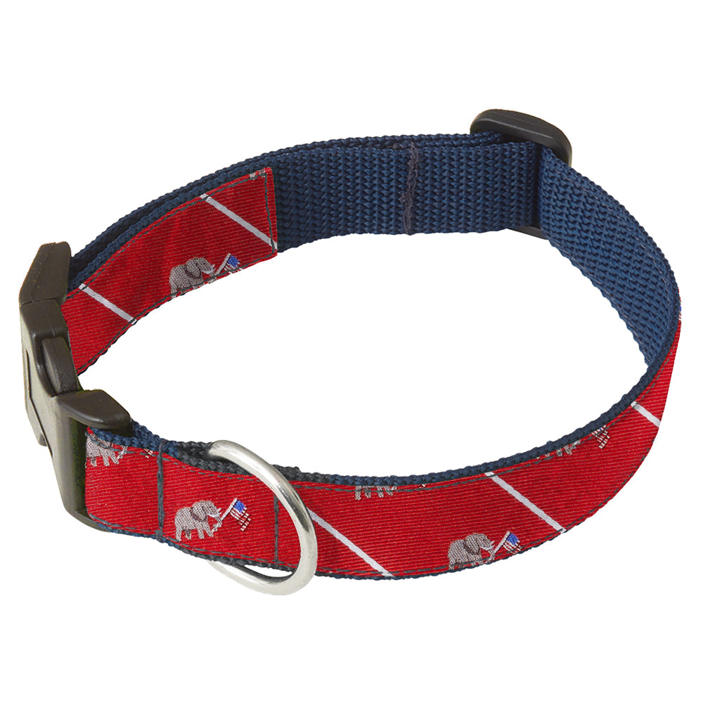 Republican Red Dog Collar by Beau Ties of Vermont