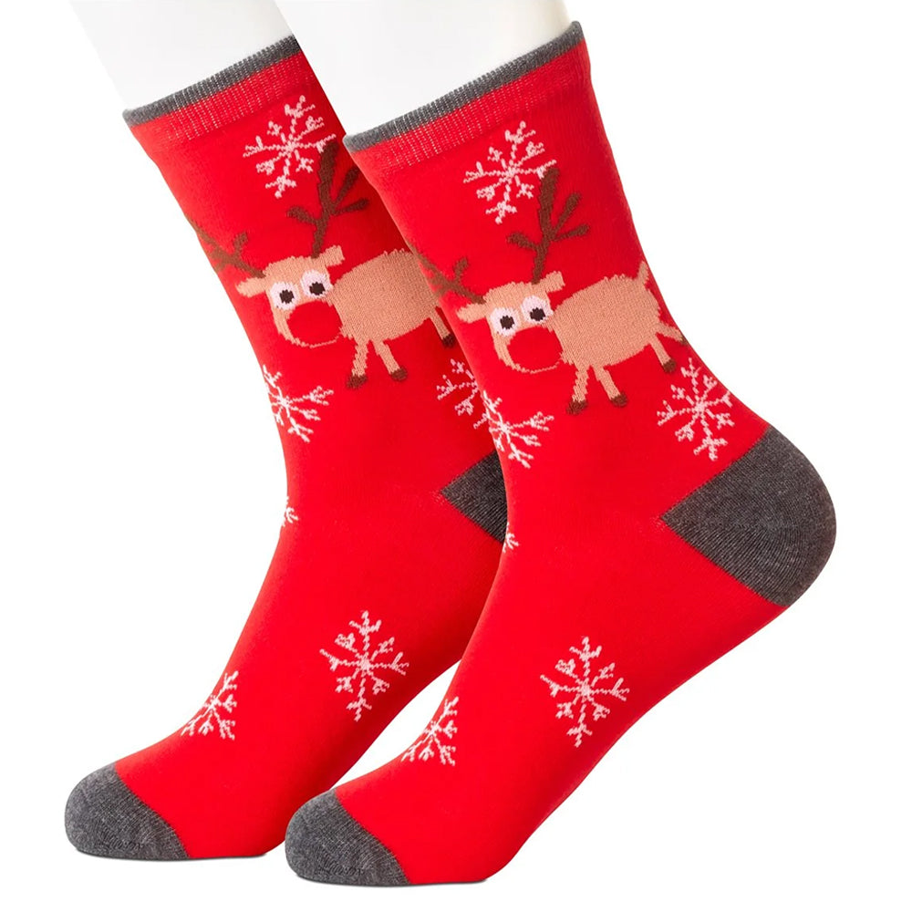 Red Reindeer Women's Socks