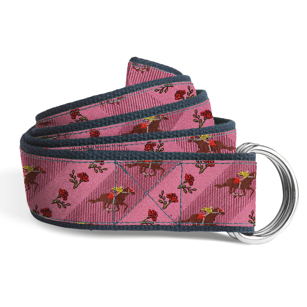 Run For The Roses - D-Ring Belts
