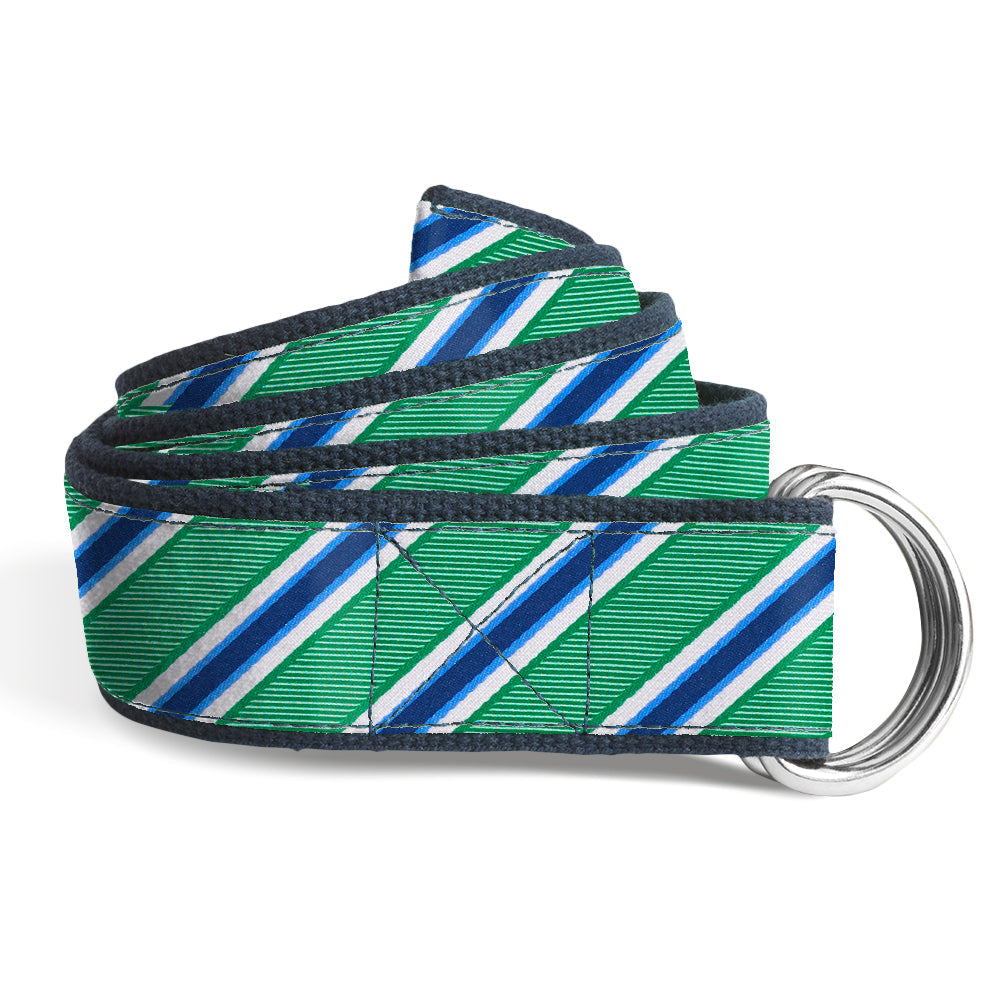 Riverside Green D-Ring Belt - 37" Waist