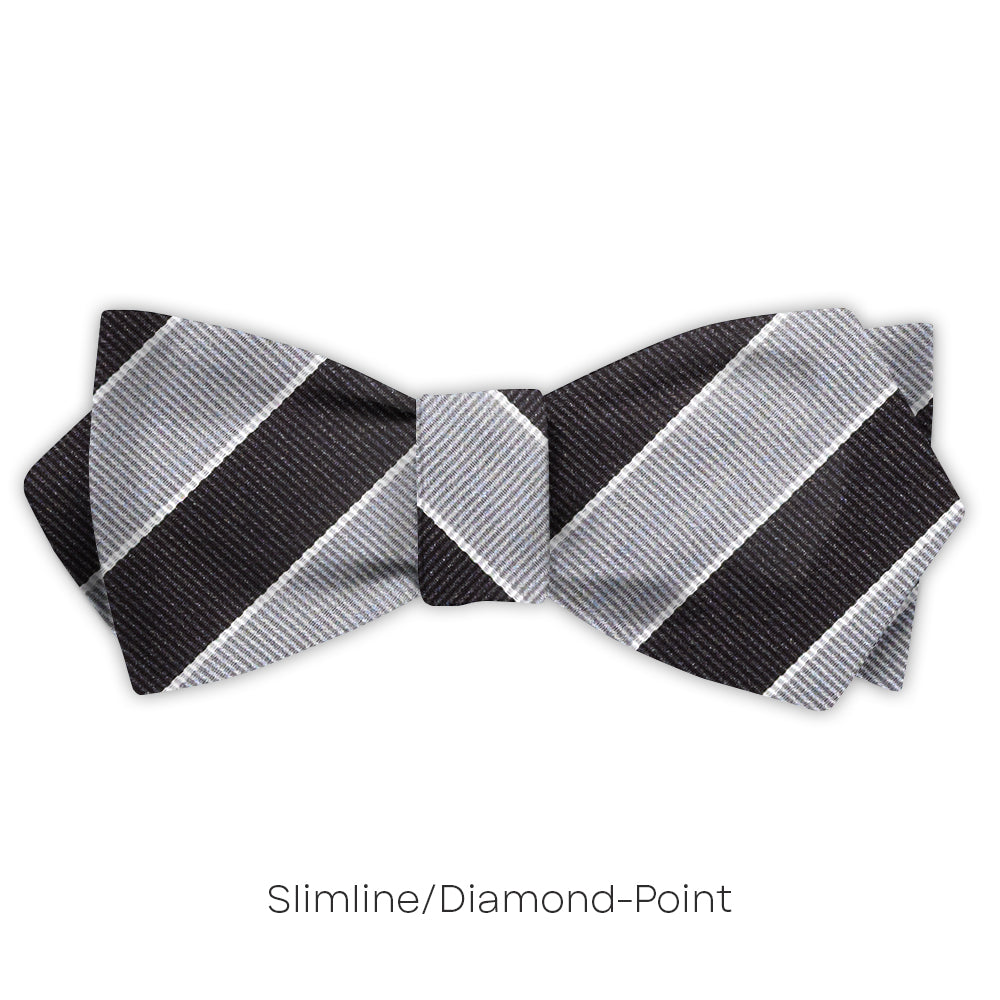 Scholastic Black/Silver - bow ties