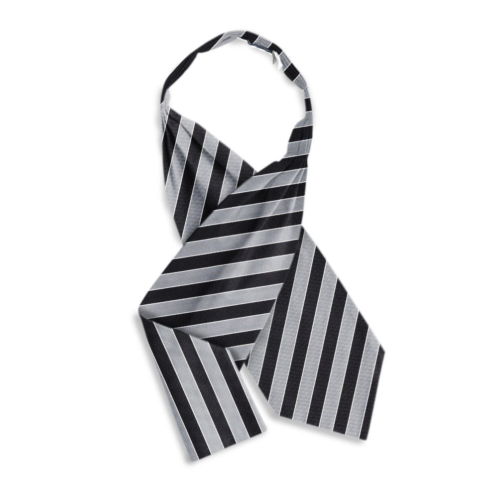Scholastic Black/Silver Cravats