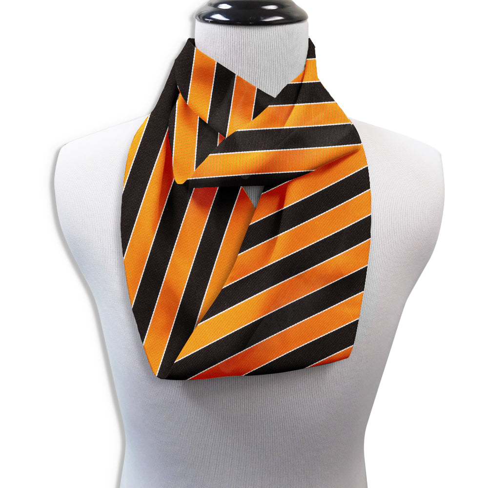 Scholastic Orange/Black - Infinity Scarves – Beau Ties of Vermont
