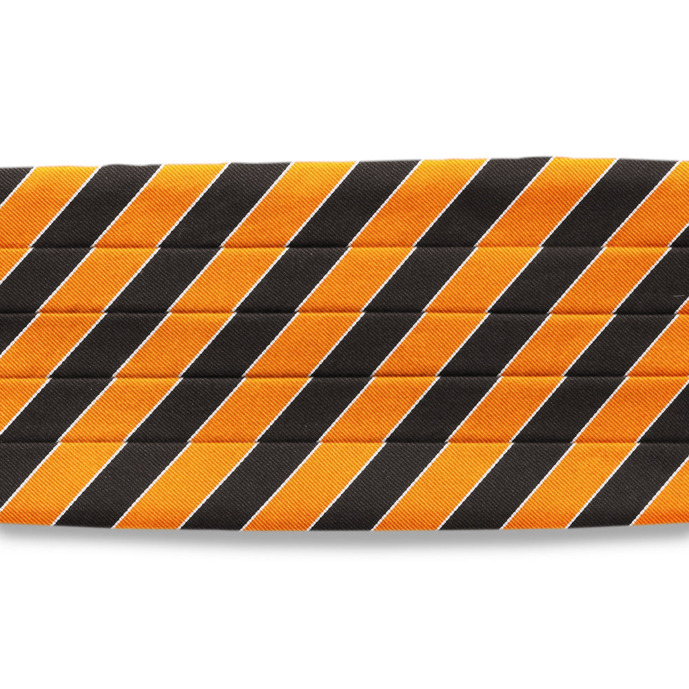 Scholastic Orange/Black Cummerbunds