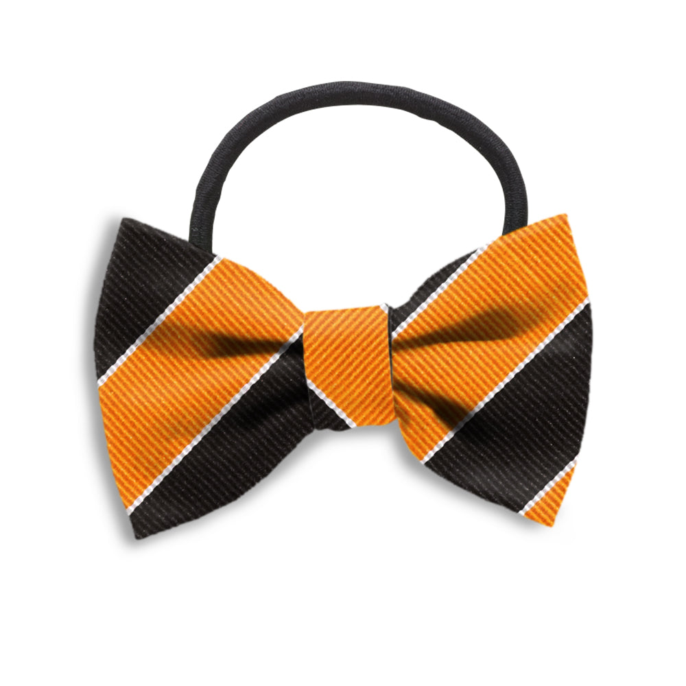 Scholastic Orange/Black Hair Bows