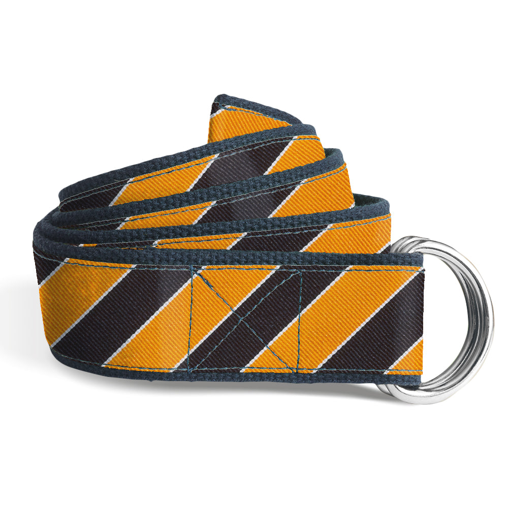 Scholastic Orange/Black - D-Ring Belts