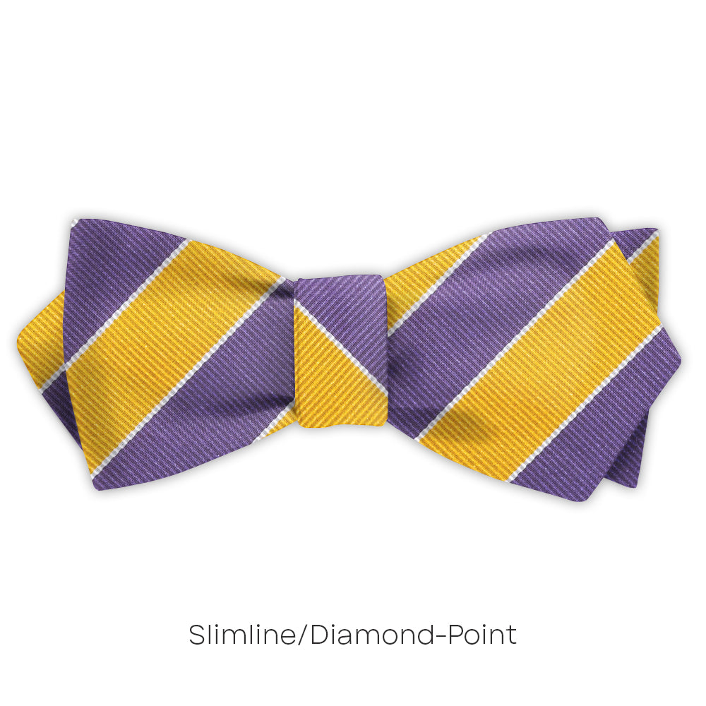Scholastic Purple/Gold - bow ties