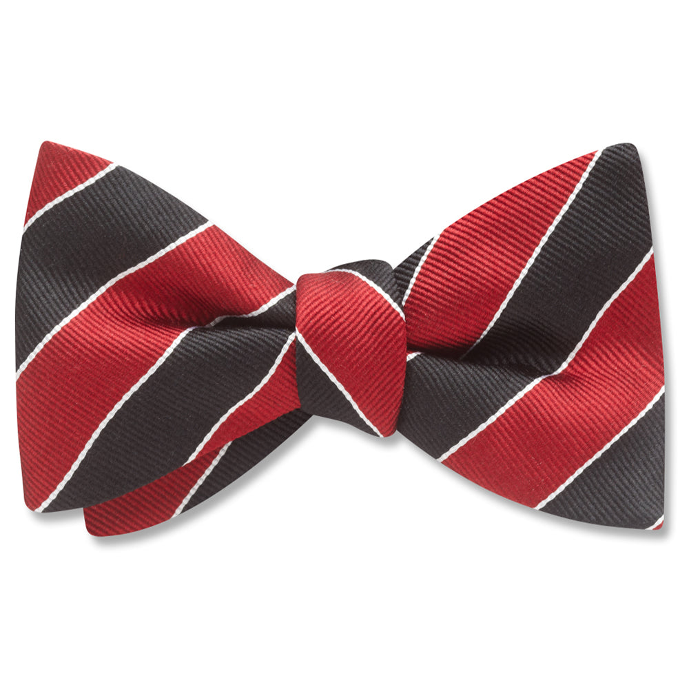 Scholastic Red/Black Dog Bow Ties
