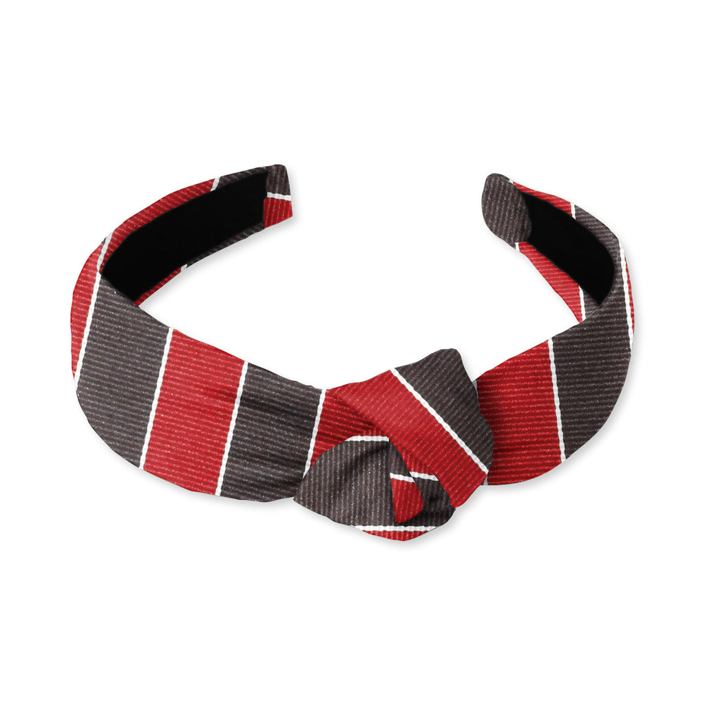 Scholastic Red/Black Knotted Headband
