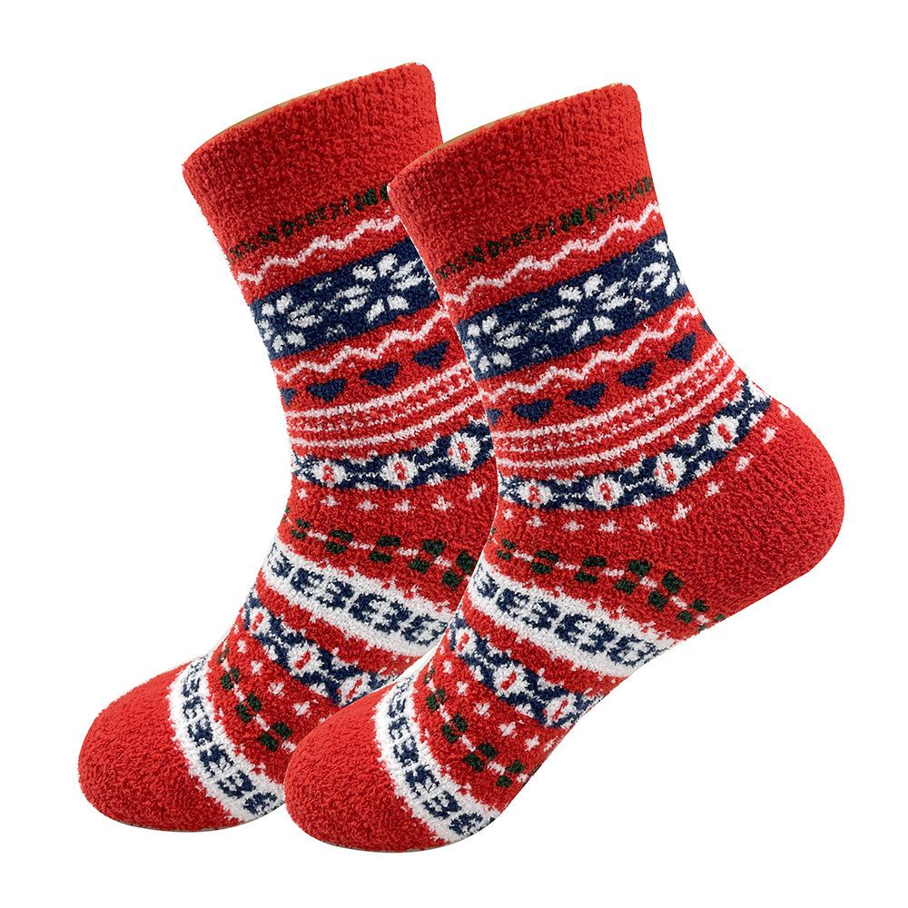 Snowlove Red Women's Socks