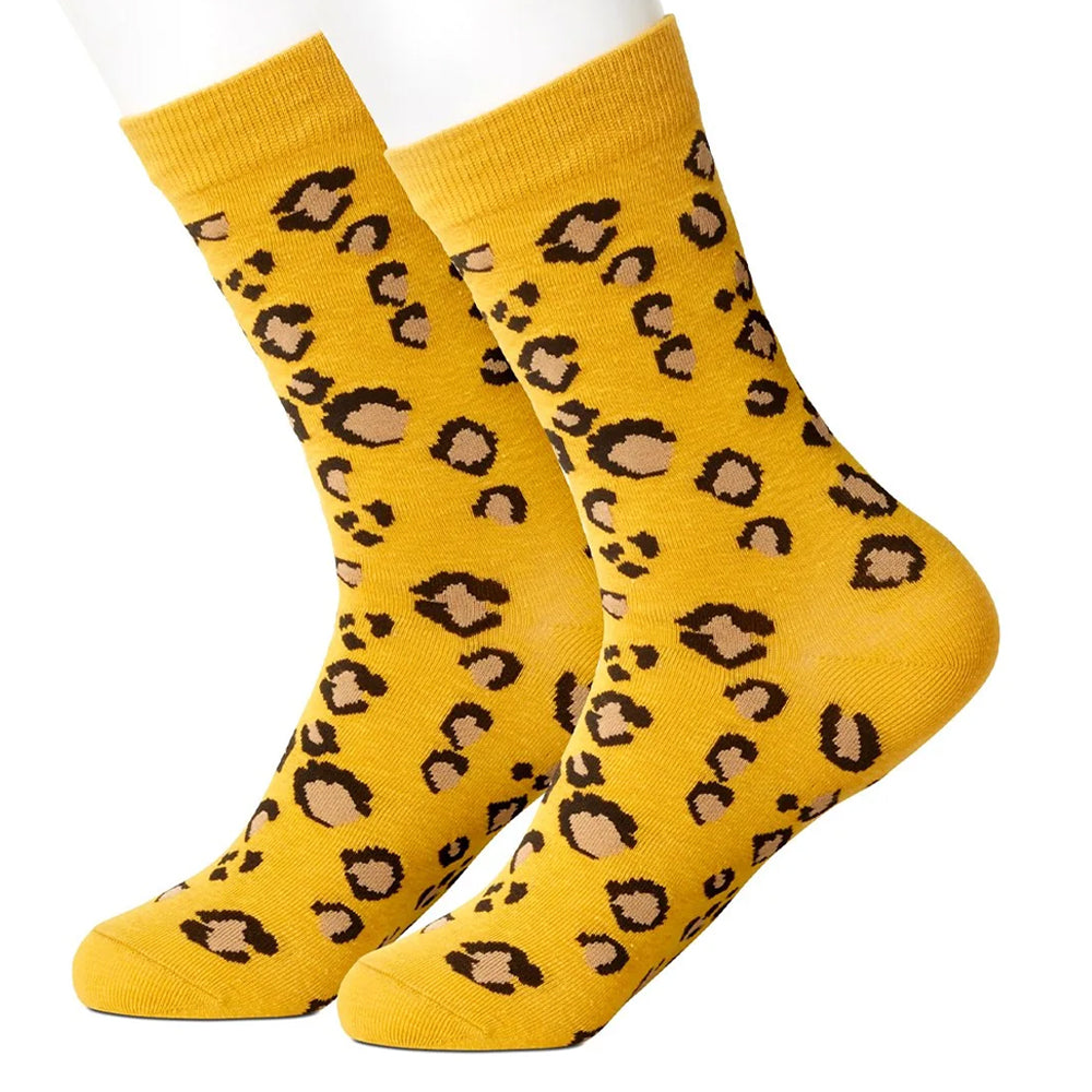 Spots Yellow Women's Socks