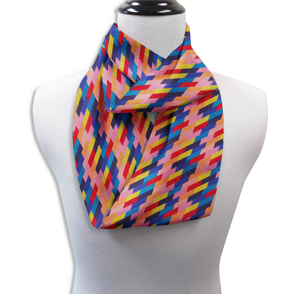 Tesserengle Pink Infinity Scarves