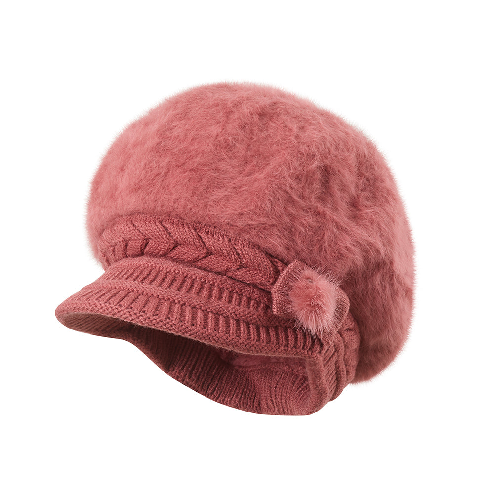 Visor Beanie Pink Women's Hat