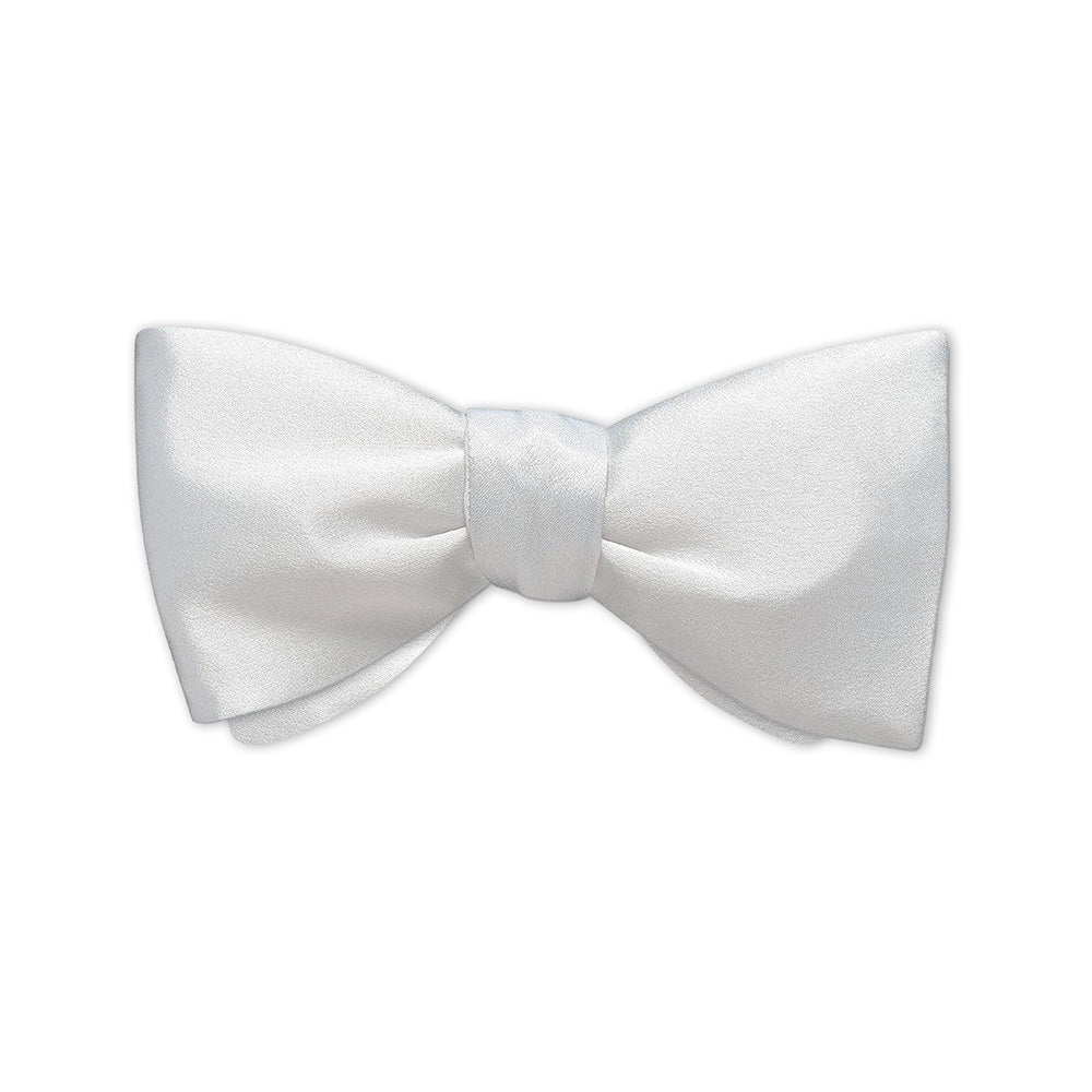 White Charmeuse - Kids' Bow Ties