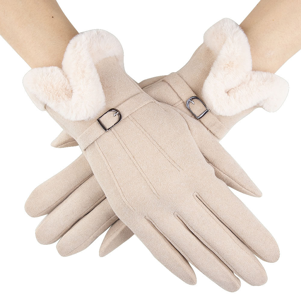 Warmstan Beige Women's Gloves