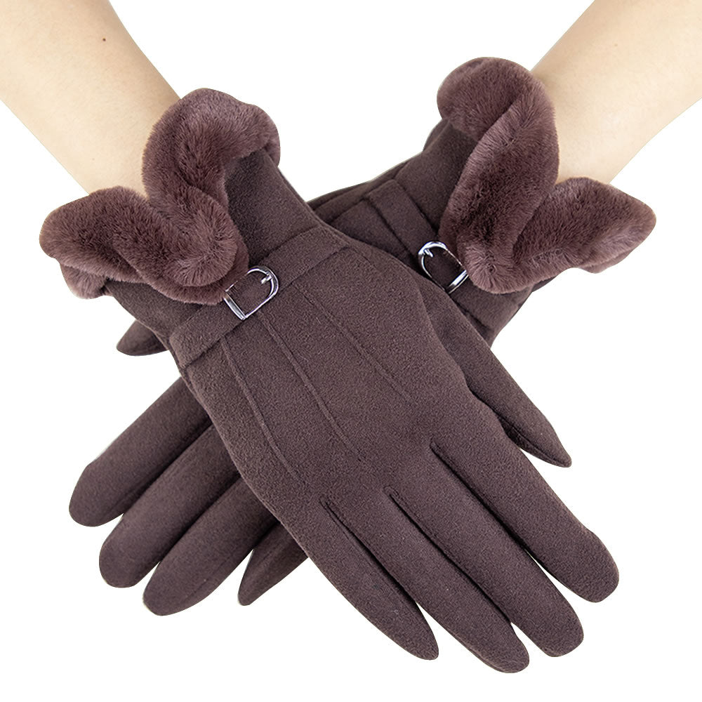 Warmstan Brown Women's Gloves