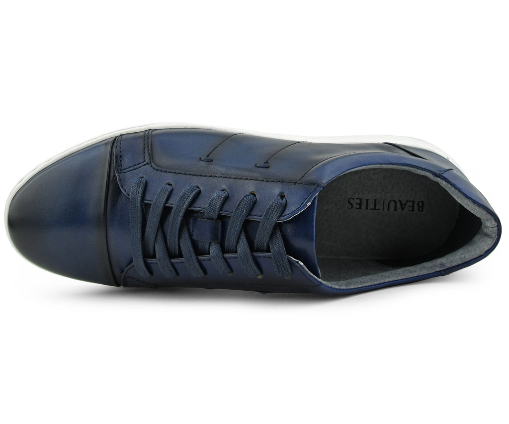 Anchor Blue Leather Shoes | Beau Ties of Vermont