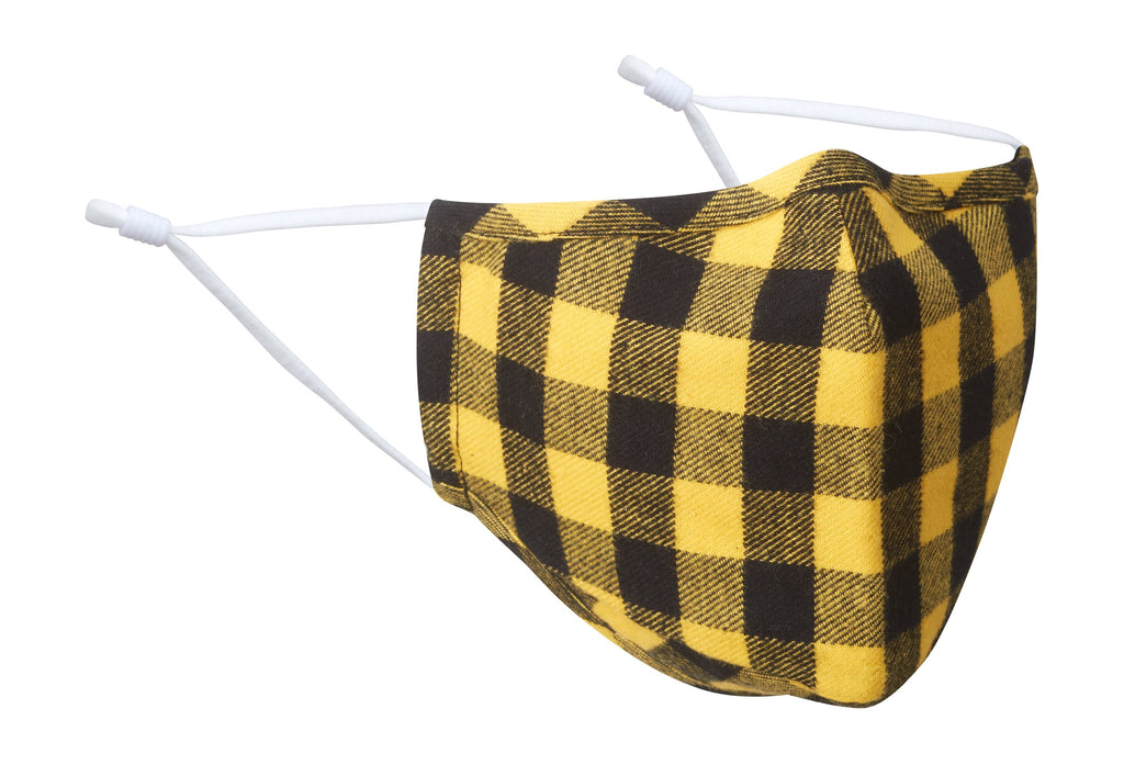 Bumblebee Square Flannel Face Mask