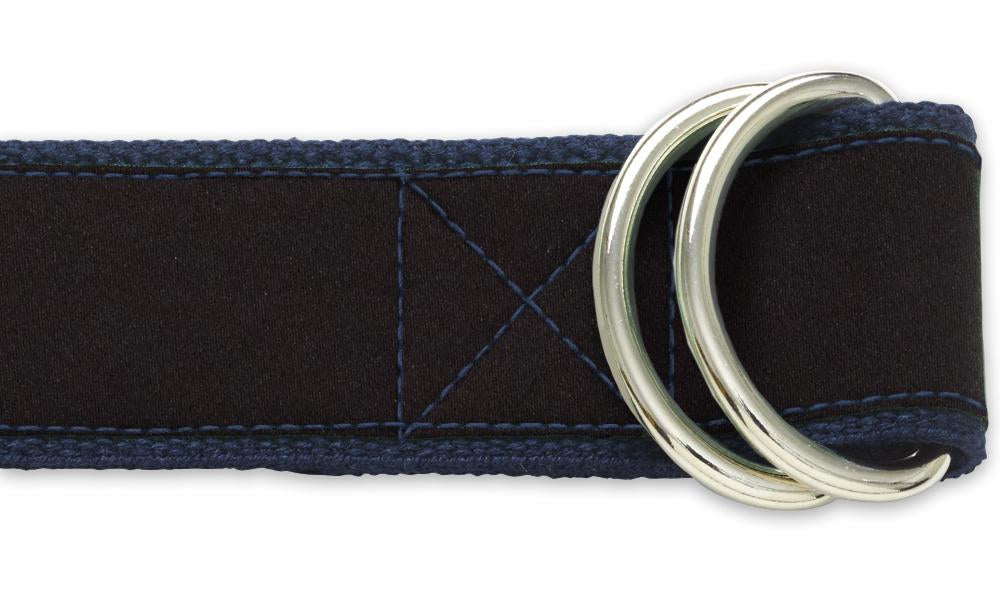 Black Charmeuse - D-Ring Belts