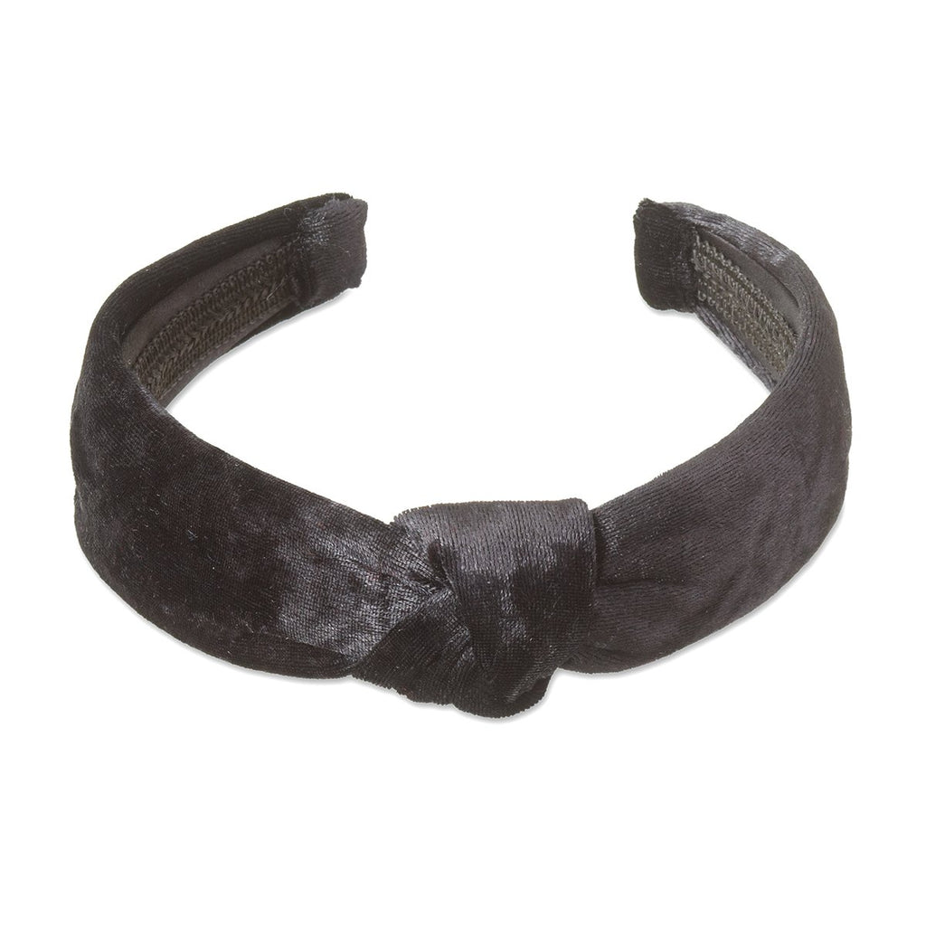 Benet Black Knotted Headband