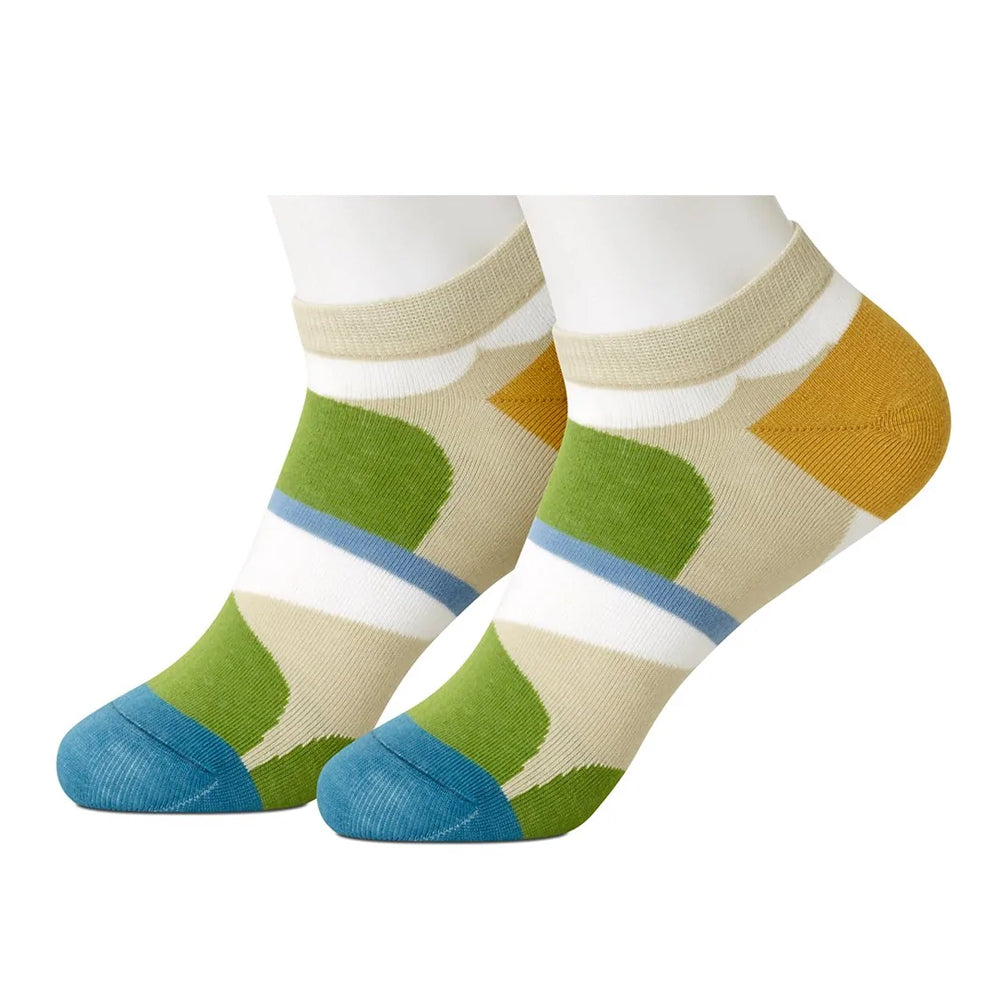 Blue Toe Abstract Ankle Women's Socks