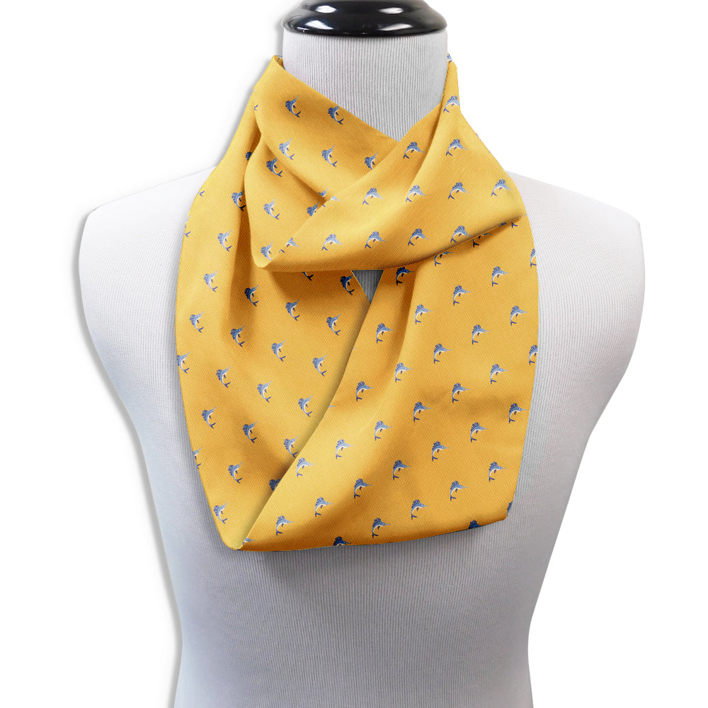 Blue Marlin Gold - Infinity Scarves