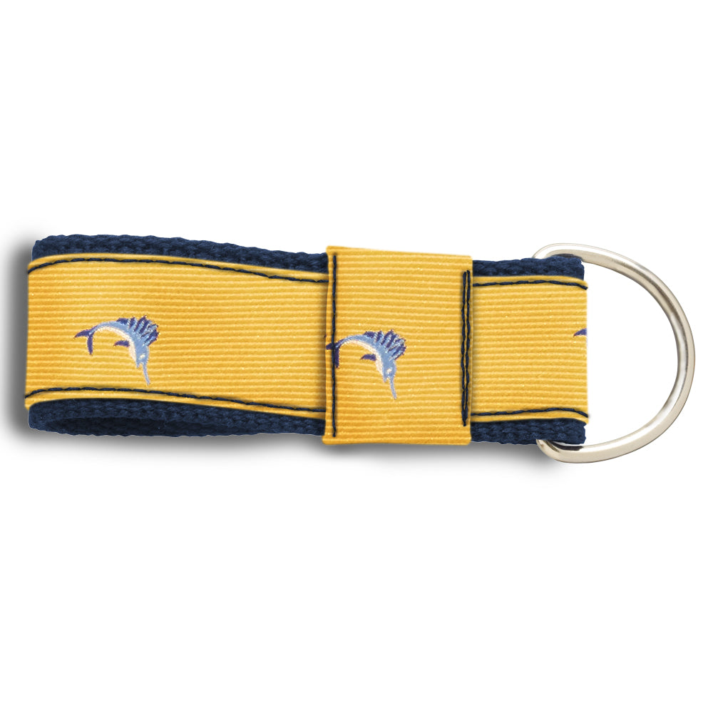 Blue Marlin Gold Key Fobs
