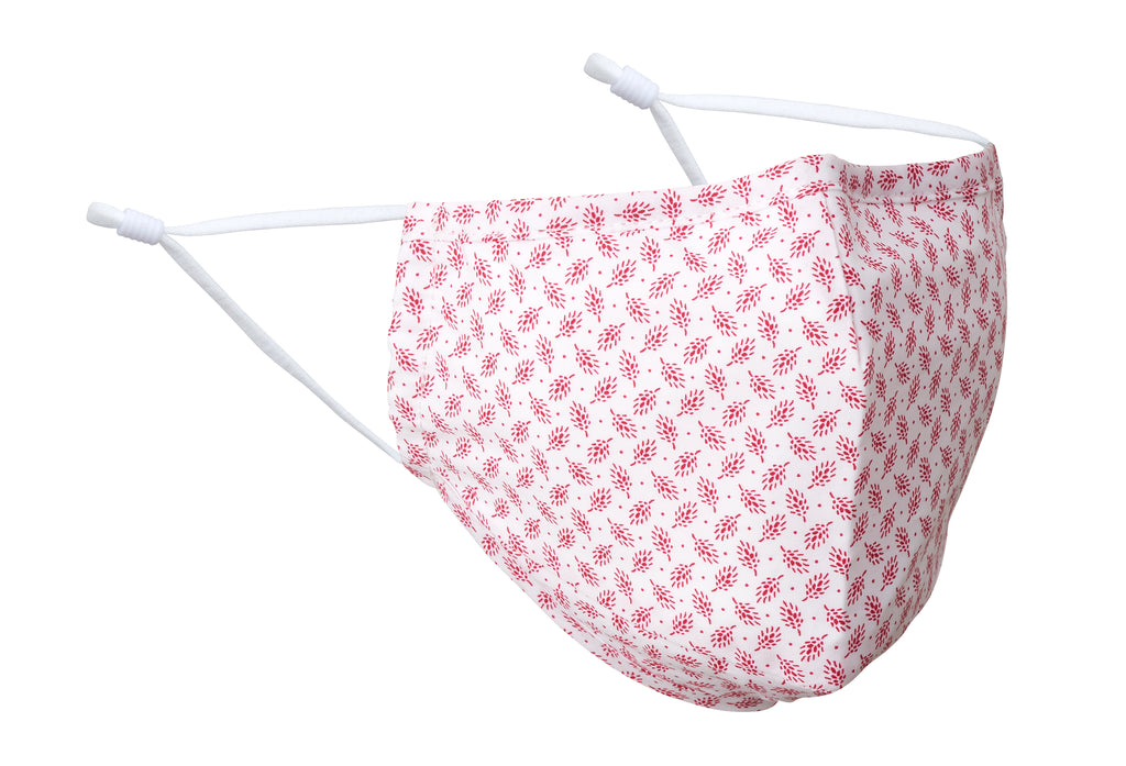 Cone Feather Face Mask