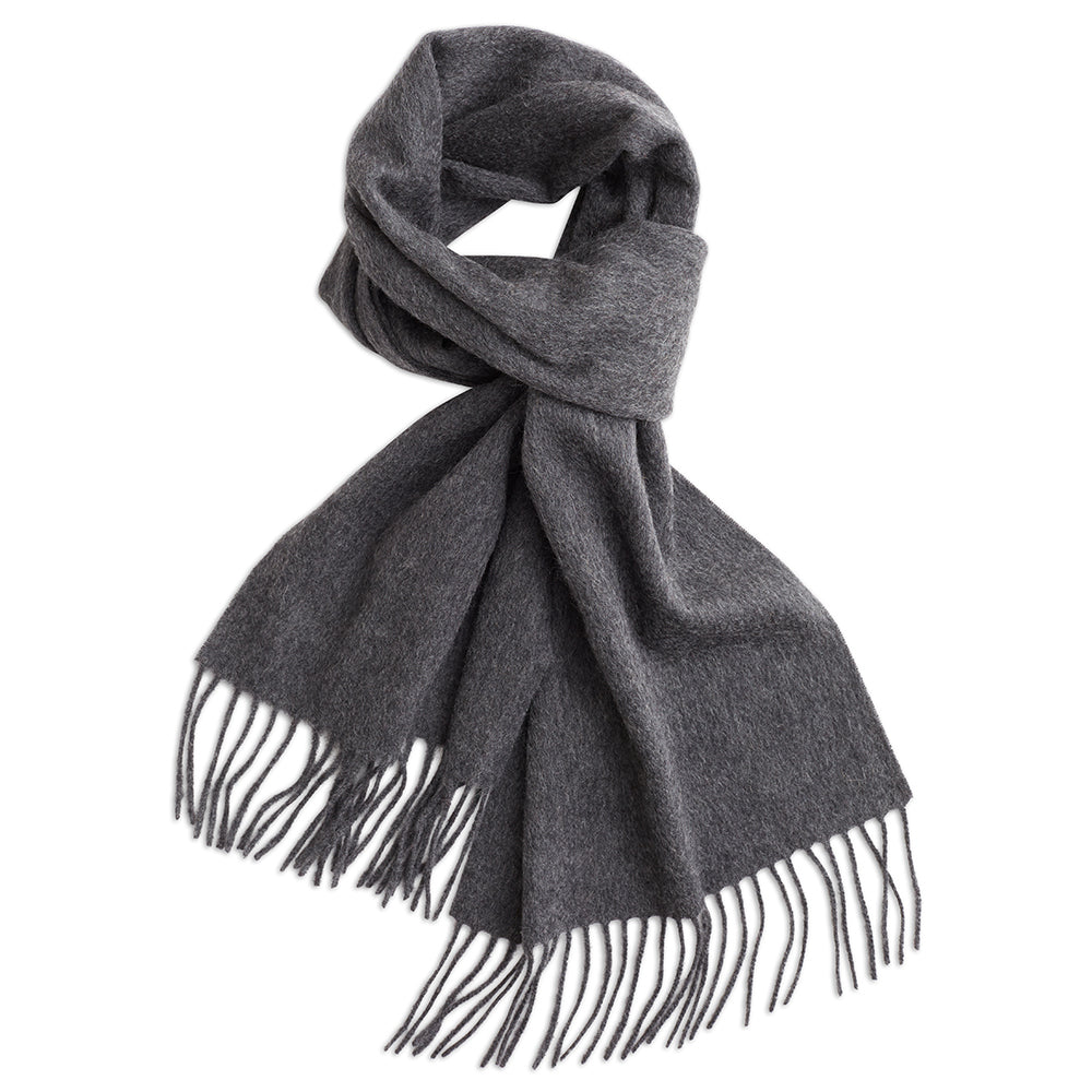 Charcoal Grey Cashmere Scarf By Beau Ties Of Vermont charcoal-grey-cashmere-scarf-by-beau-ties-of-vermont