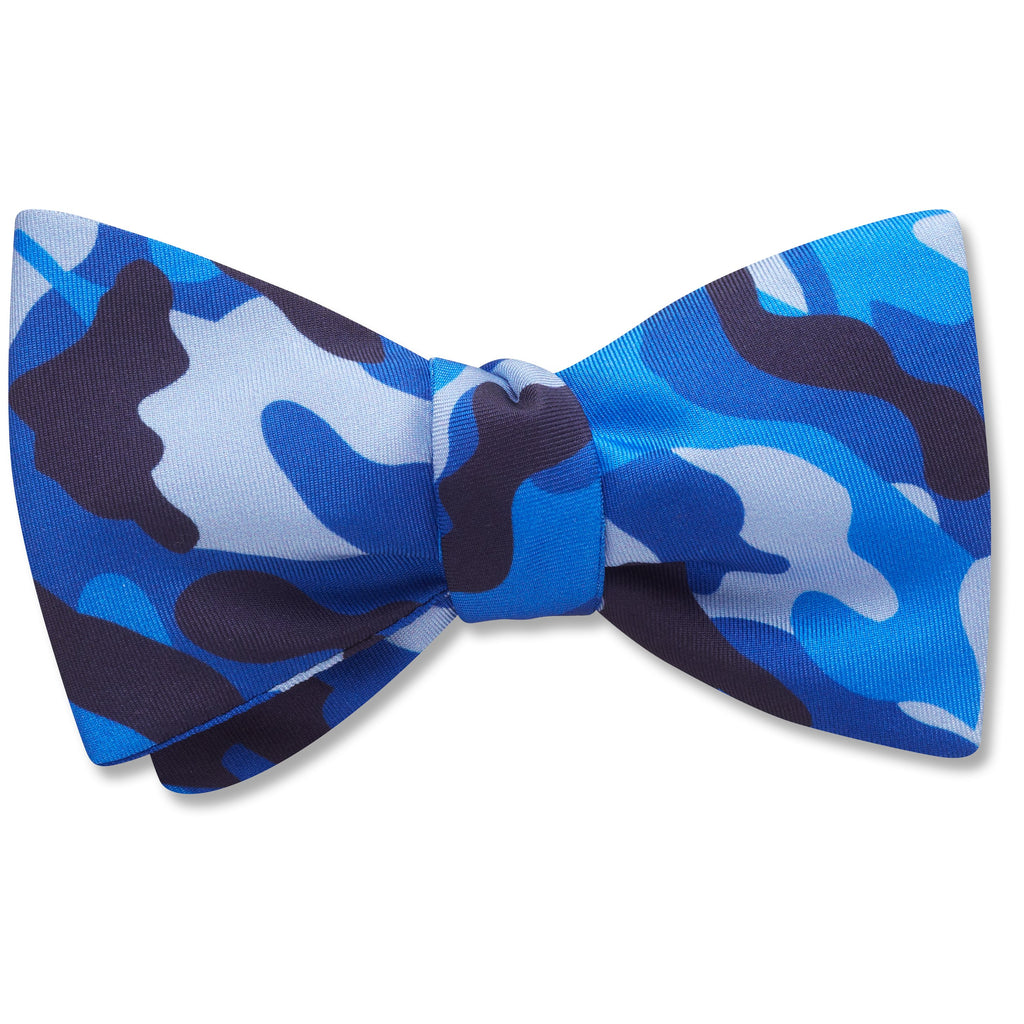 Camo Blue bow ties