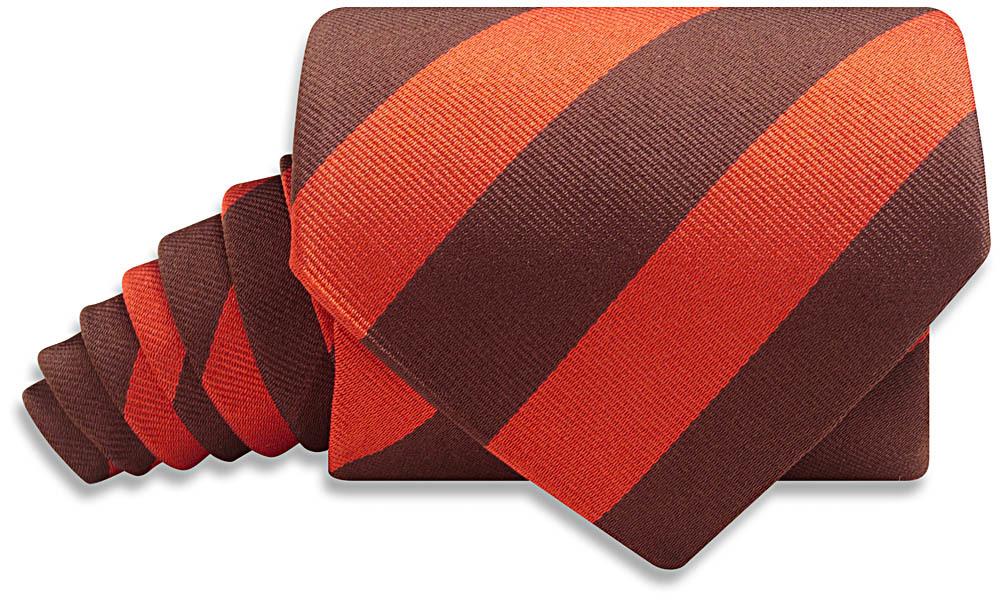 Collegiate Orange And Brown - Neckties
