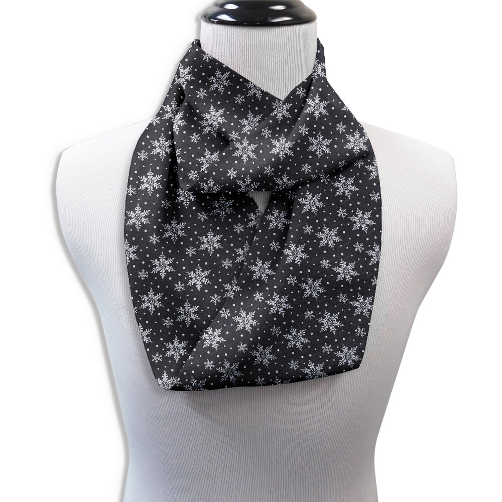 Crystalline Black Infinity Scarves