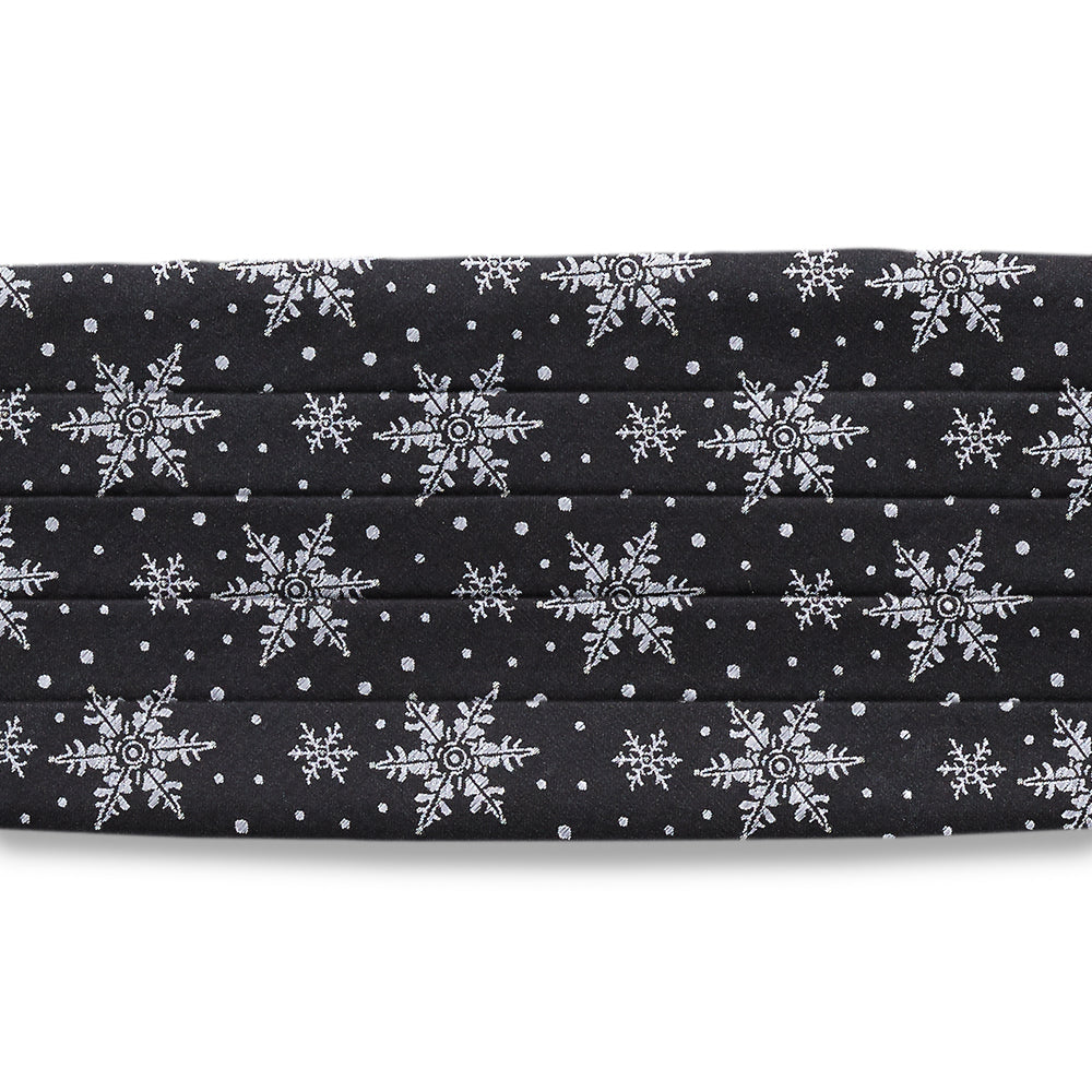 Crystalline Black Cummerbunds